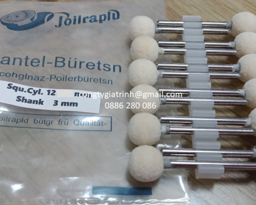 Nỉ trắng đầu tròn ø12 cán 3 Joilraplu