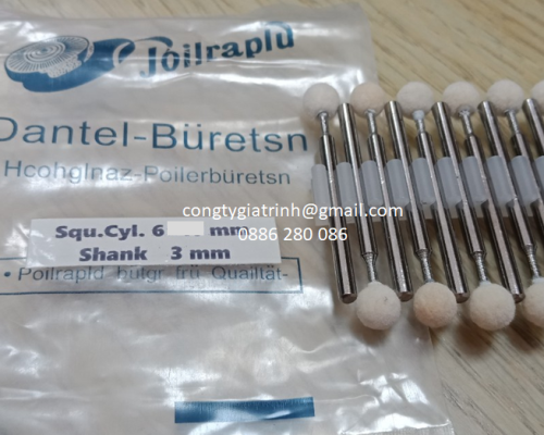 Nỉ trắng đầu tròn ø6 cán 3 Joilraplu