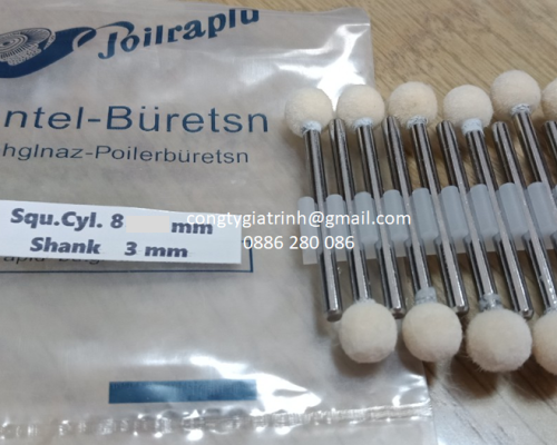 Nỉ trắng đầu tròn ø8 cán 3 Joilraplu