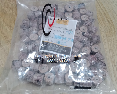 Nhám xếp 10x10x3 #120