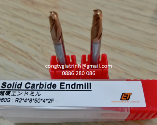 Dao phay cầu N60- D4R2X8X50X2T