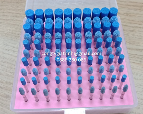BỘ TỔ HỢP ĐÁ MÀI CÀ REM MÀU XANH