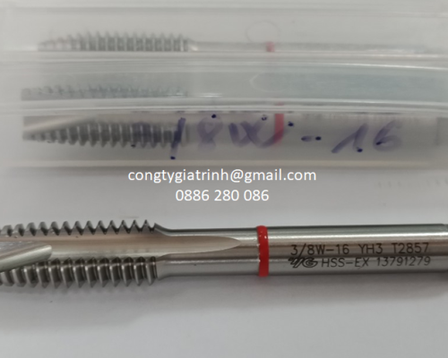 Taro thẳng trắng W3/8-16