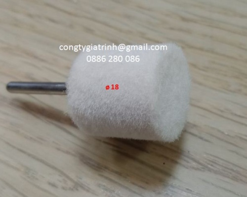 Nỉ trắng trụ 3X18