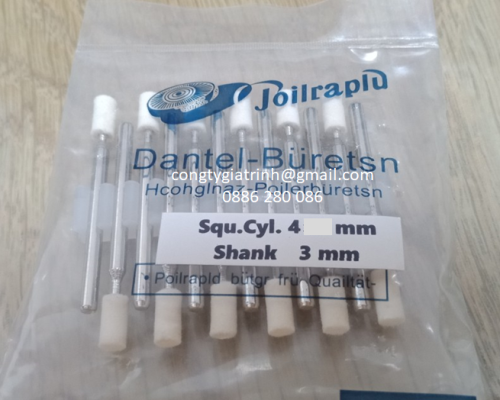 Nỉ trắng trụ ø4x3 Joilraplu