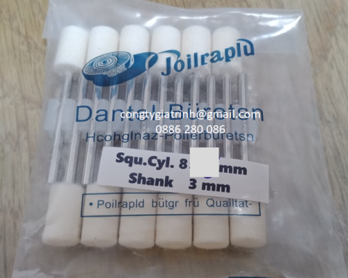 Nỉ trắng trụ ø8x3 Joilraplu