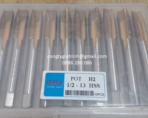 TARO THẲNG VÀNG HSS 1/2-13UNC_TESKA