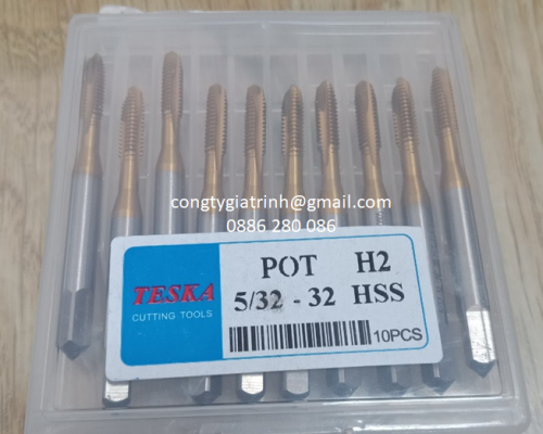 TARO THẲNG VÀNG HSS 5/32-32UNC_TESKA