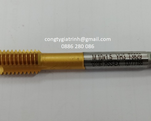 Taro thẳng vàng M10X1.5