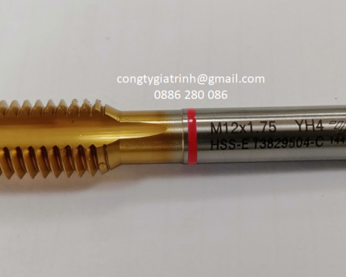 Taro thẳng vàng M12X1.75