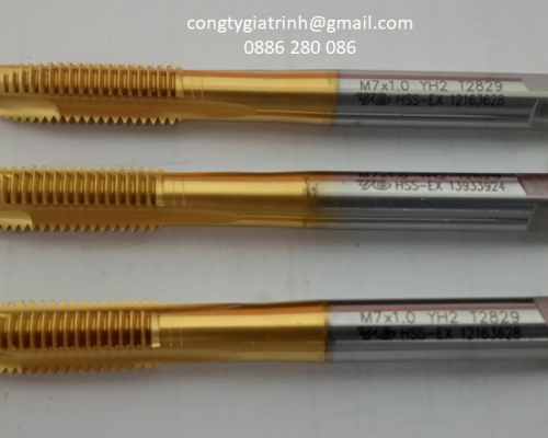 Taro thẳng vàng M7X1.0