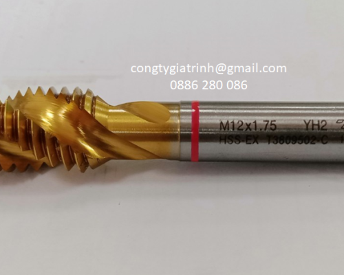 Taro xoắn vàng M12X1.75