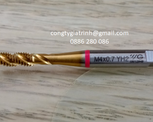 Taro xoắn vàng M4X0.7