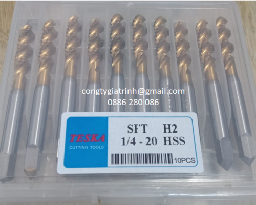 TARO XOẮN VÀNG HSS 1/4-20UNC_TESKA