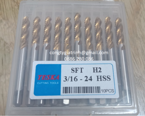 TARO XOẮN VÀNG HSS 3/16-24UNC_TESKA