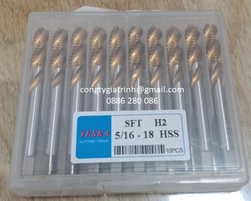 TARO XOẮN VÀNG HSS 5/16-18UNC_TESKA