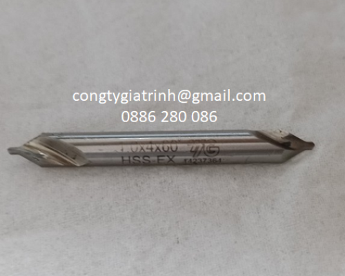 Khoan tâm trắng M1.0X4X60⁰ YG