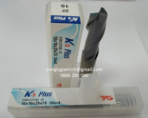 Dao phay hợp kim K2 Plus D10X25X75X2T YG