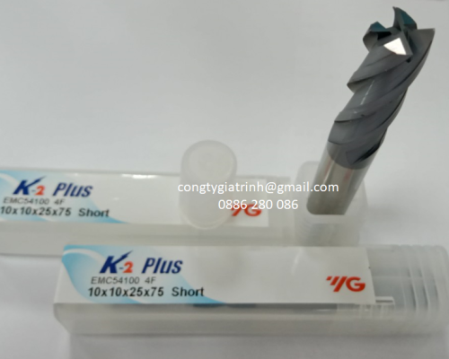 Dao phay hợp kim K2 Plus D10X25X75X4T YG