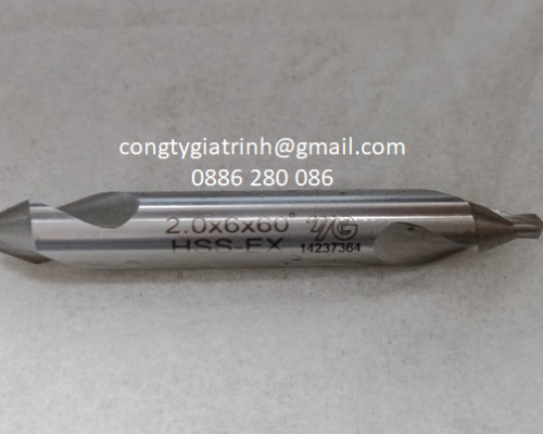 Khoan tâm trắng M2.0X6X60⁰ YG