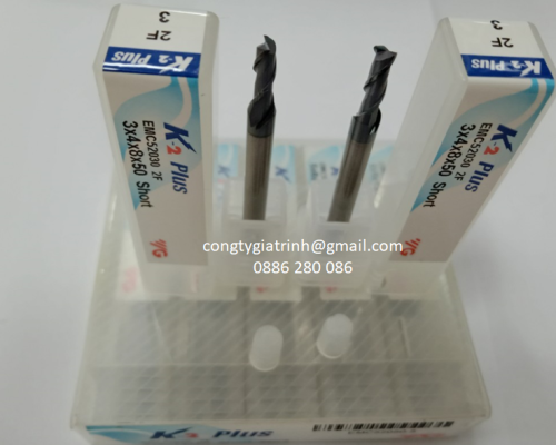 Dao phay hợp kim K2 Plus D3X8XD4X50X2T YG