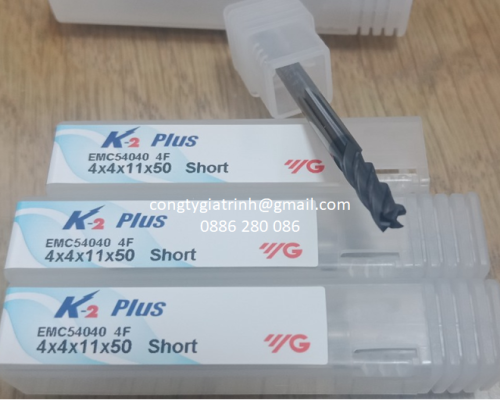 Dao phay hợp kim K2 Plus D4X11X50X4T YG