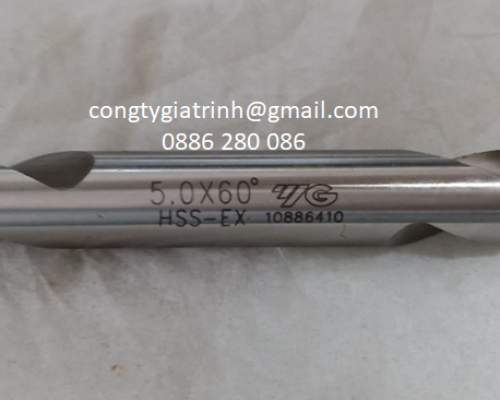 Khoan tâm trắng HSS-EX 5.0X60° YG