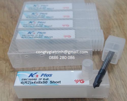 Dao phay hợp kim K2 Plus D4R2X8X50X2T YG