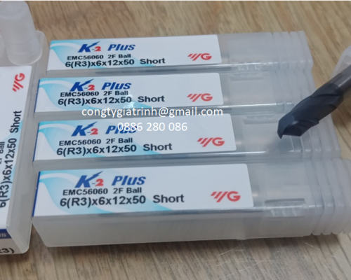 Dao phay hợp kim K2 Plus D6R3X12X50X2T YG