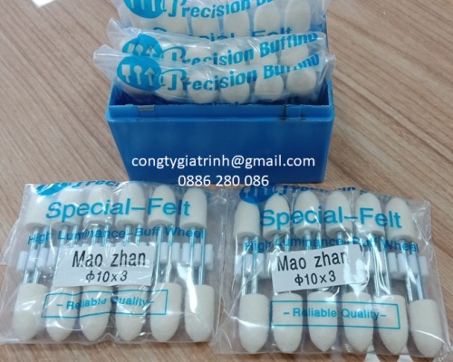 Nỉ trắng nhọn 3X10 HỘP