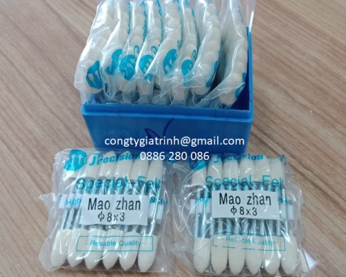 Nỉ trắng nhọn 3X8 HỘP