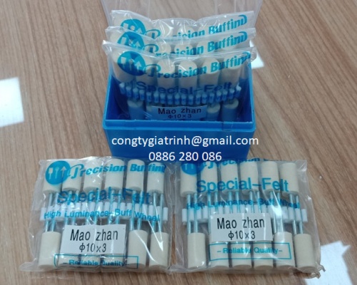 Nỉ trắng trụ 3X10 HỘP