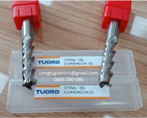 Dao phay nhôm GT55AL-D10X40X100X3T