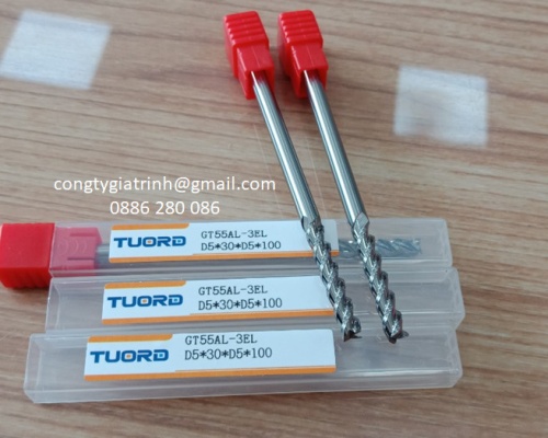 Dao phay nhôm GT55AL-D5X30X100X3T