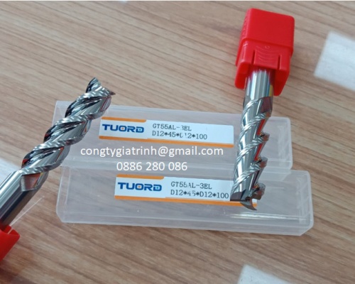 Dao phay nhôm GT55AL-D12X45X100X3T