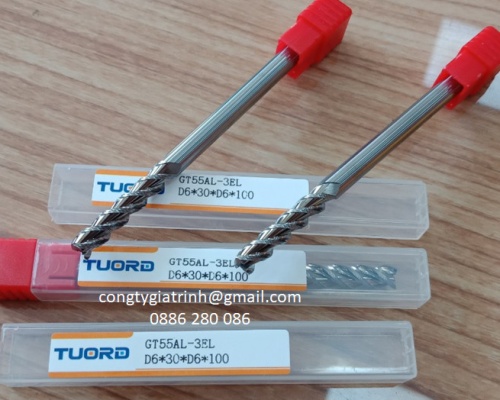Dao phay nhôm GT55AL-D6X30X100X3T