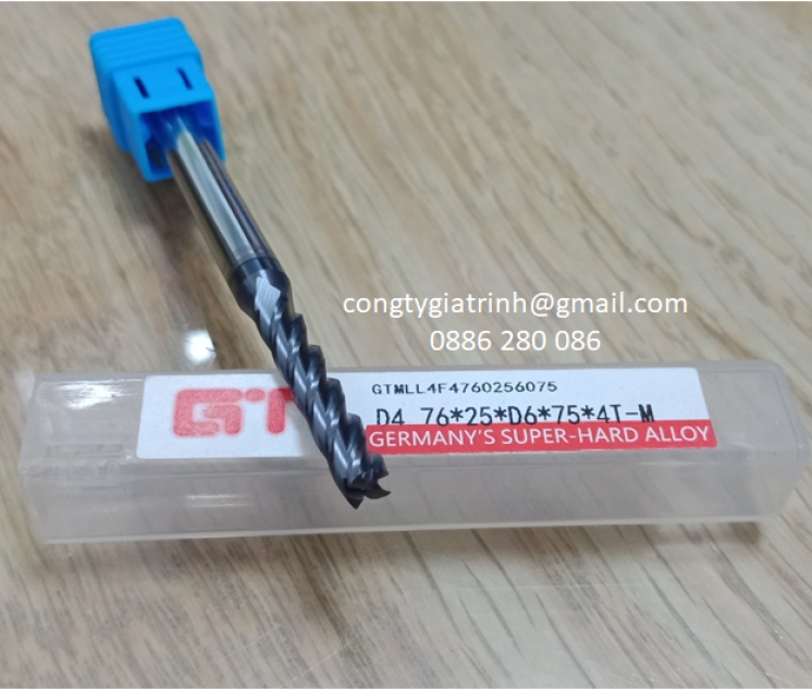 Dao phay Inox D4.76X25XD6X75X4T