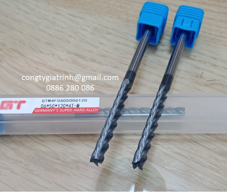 Dao phay Inox D6X50X120X4T