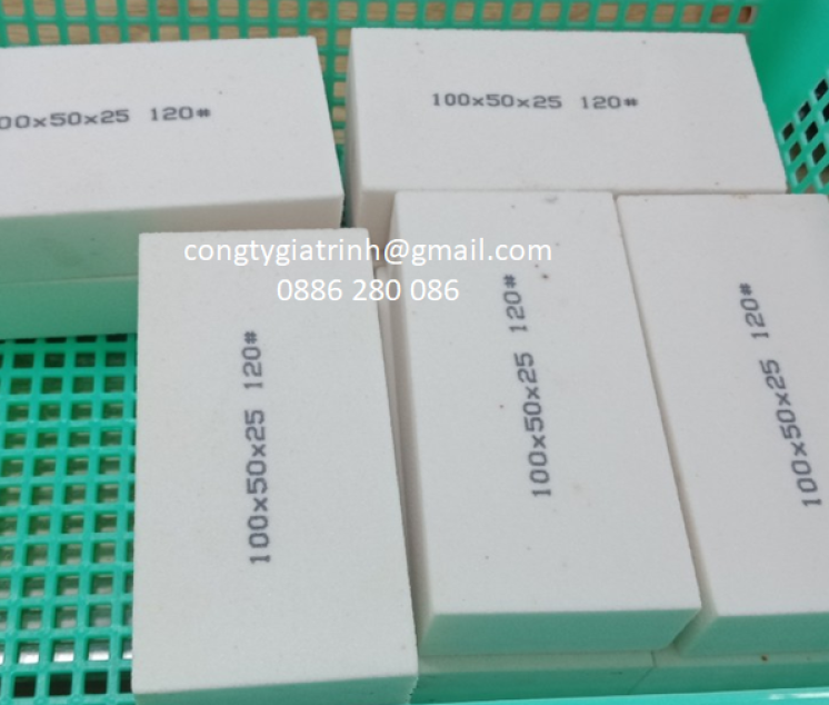 ĐÁ MÀI MÀU TRẮNG 100X50X25-WA120