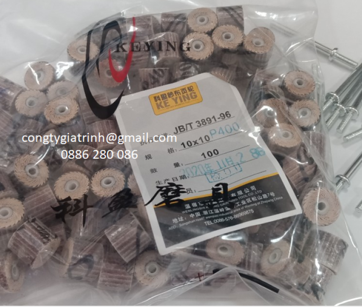 Nhám xếp 10x10x3 #400
