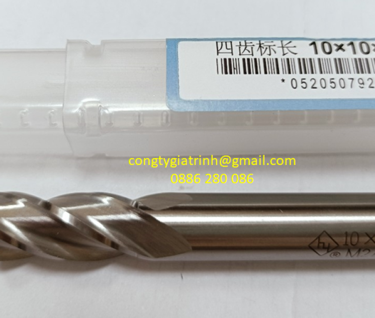 Dao phay thép gió D10X25XD10X75X4T