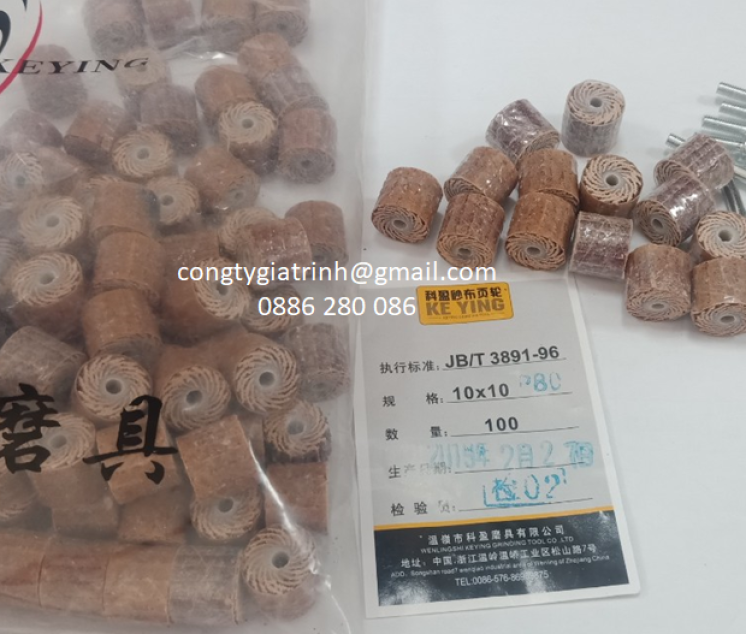 Nhám xếp 10x10x3 #80