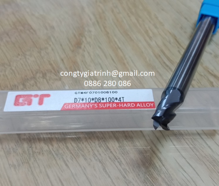 Dao phay Inox D7X10XD8X100X4T