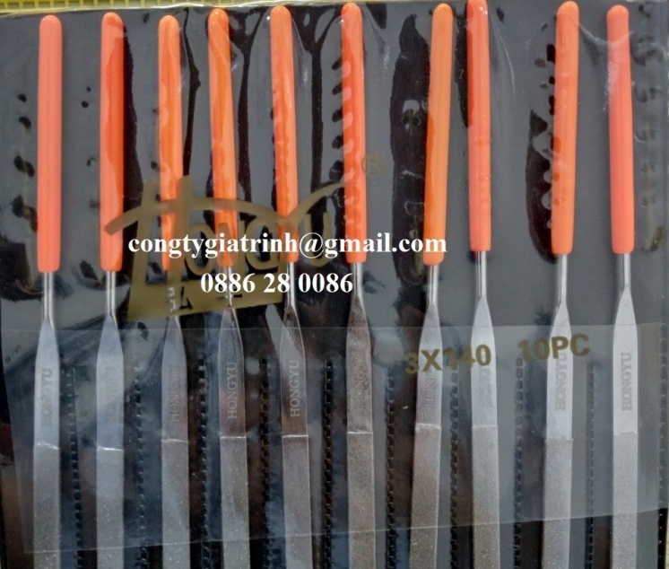 DŨA MÀI KIM CƯƠNG HONGYU 140X3mm BẢNG