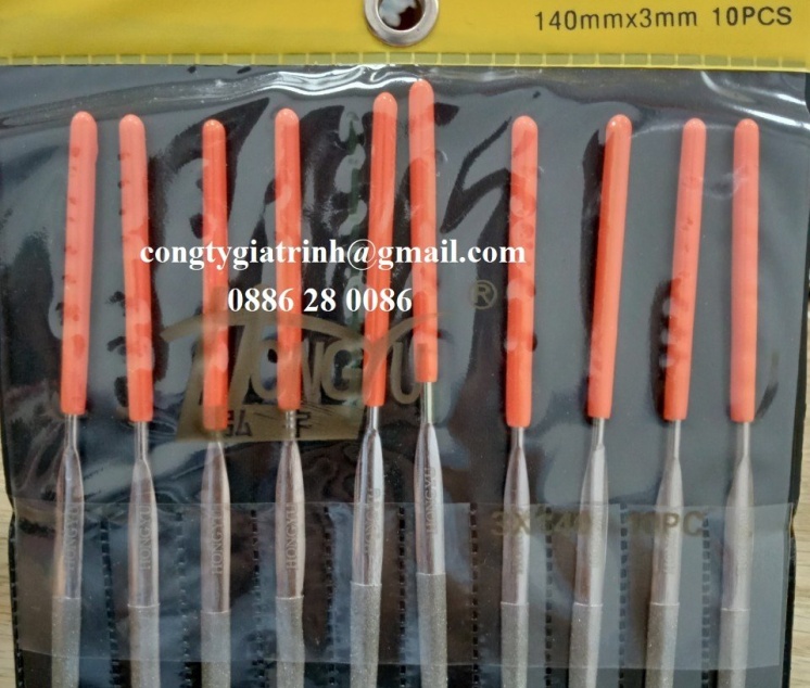 DŨA MÀI KIM CƯƠNG HONGYU 140X3mm MO