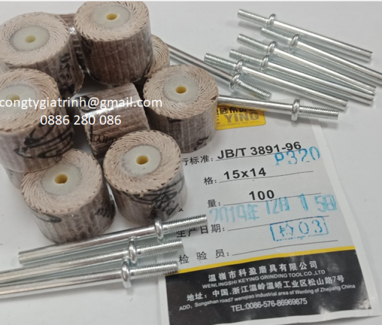 Nhám xếp 15x14x3 #320