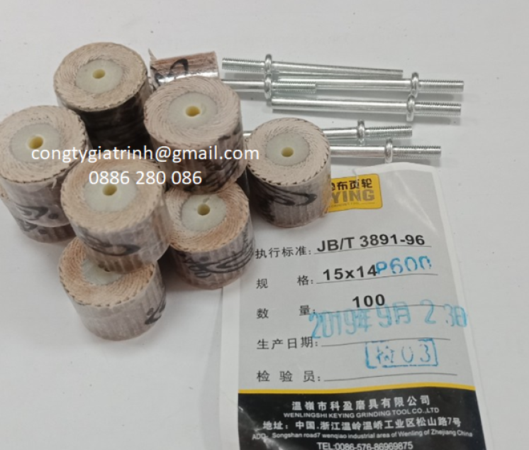Nhám xếp 15x14x3 #600