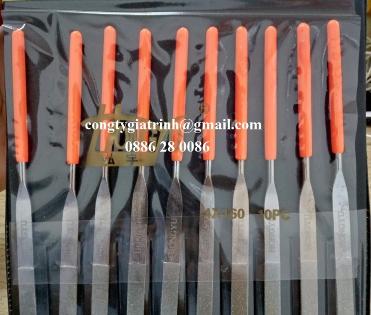 DŨA MÀI KIM CƯƠNG HONGYU 160X4mm BẢNG