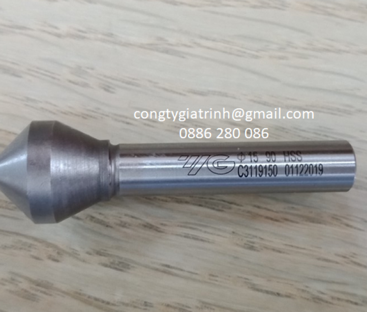 DAO PHAY VÁT MÉP 1 ME HSS -Ø15xØ8x55-90º YG