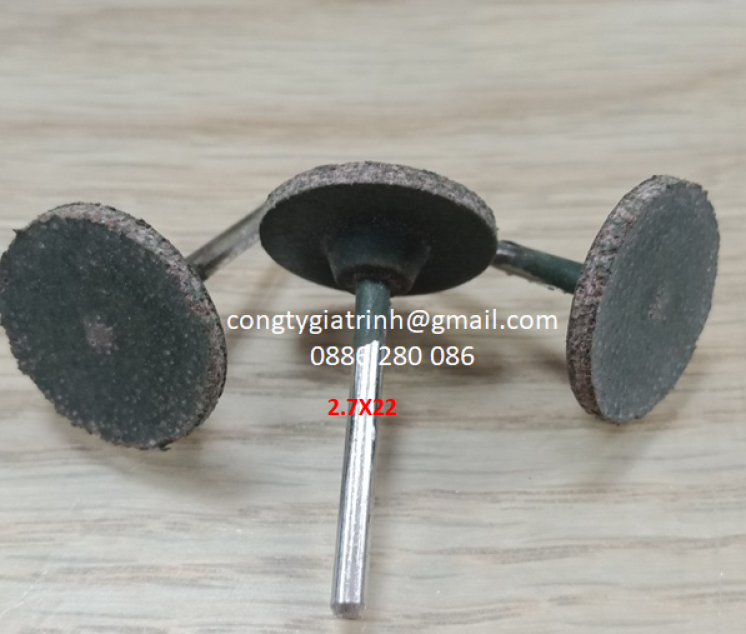 Đầu mài cao su hạt 2.7x22_KENI
